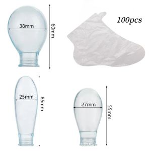 Household Foot Care Tools Set Silicone Toe Soak Potion Protectors Cots Foot Mask Reduce Friction Prevents Nail Insertion Wound
