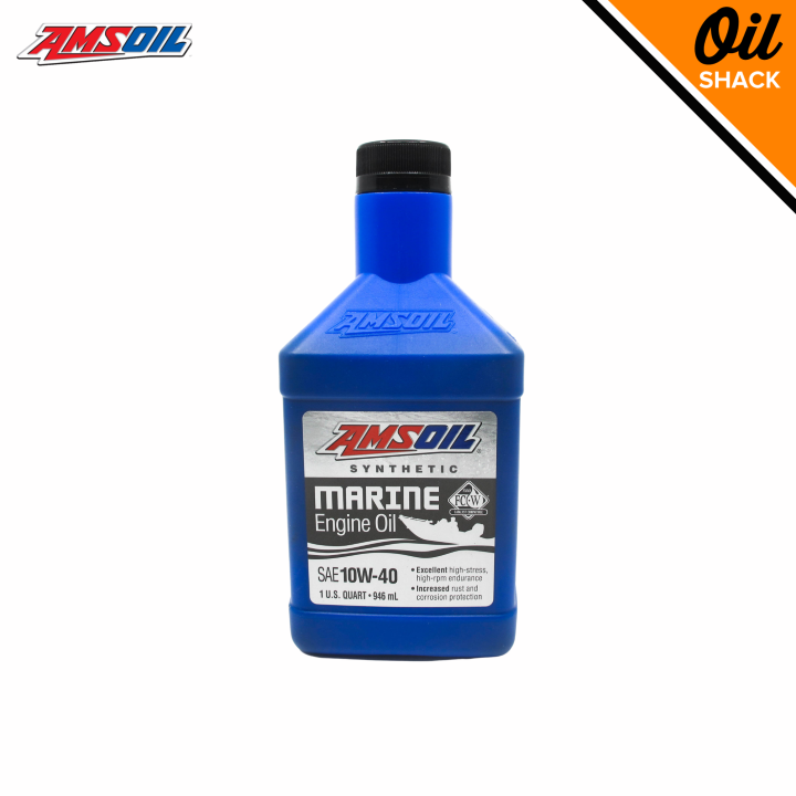 AMSOIL 10W40 MARINE 4 STROKE FORMULA FULLY SYNTHETIC (1 QUART)