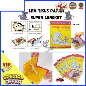 Lem Tikus Papan Super Lengket / Alat Penangkap dan Perangkap Tikus / Lem Jebakan Tikus / Perangkap Lem Tikus / Mouse Glue