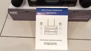 MIC WIRELESS DUSENBERG PRO 8 ORIGINAL GARANSI 2 TAHUN 2 PEGANG WIRELESS