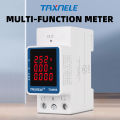 Din Rail Electricity Digital Meter Power Energy Voltmeter Ammeter kWh Reset Voltage Current Monitor AC 80V~270V 110V 230V. 