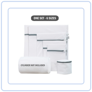 【COZYCASA】(One Set/6 Sizes) Mesh Laundry Bags Net Fine Mesh Clothes Lingerie Underwear Bag