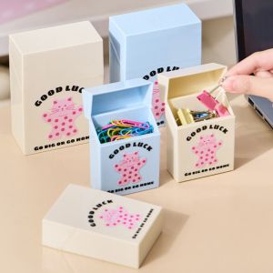BIANPU 3Pcs Rectangular Shape Plastic Storage Box Flip-top  Cards Storage Box Portable Dustproof Small Card Holder for Storing Jewelry