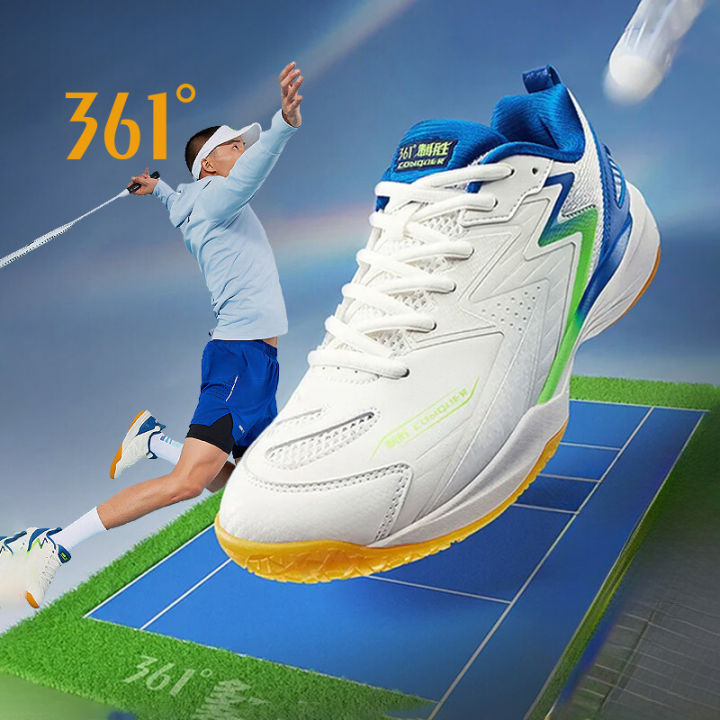 361 Degrees Men Badminton Training Shoes Breathable Non-Slip