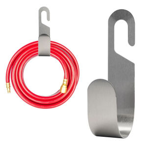 Stainless Steel Hose Pipe Hook Wall Mounted Hanger Rack Reel Winder Garden Car Washing Balcony Storage Paip