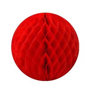 GONOVO STUDIO Chinese Lantern Decor Outdoor Best Wishes Paper Honeycomb Ball Lantern Good Luck Good Fortune Party Decoration Lantern 6 Color Happiness Party Pendants Lantern Happy New Year