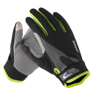 EQUITY Anti-slip Fishing Gloves Touch Screen Full Finger Cycling Gloves Durable Protect Hand Gym Training Gloves for Outdoor Hiking Trekking Cycling Fishing Sports