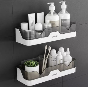 Wall Mounted Shower Organizer Rack Kitchen and Bathroom Storage Shelf [LOCAL SELLER]