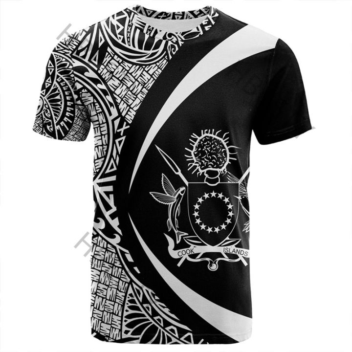 [Local Stock] HBESTY 3D Printed The RepublicOf Cook Islands Flag Map T ...
