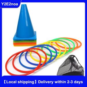 【Local shipping】 Party Games Ring Toss Game Carnival Combo Set Soft Plastic Cones Ring Toss Games Throwing Game Toy For Kid Adult