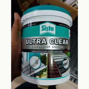 SISTA ULTRA SUPER CLEAR WATERPROOFING COAT FOR CONCRETE WOOD TILES 1 LITER OR 1 GALLON