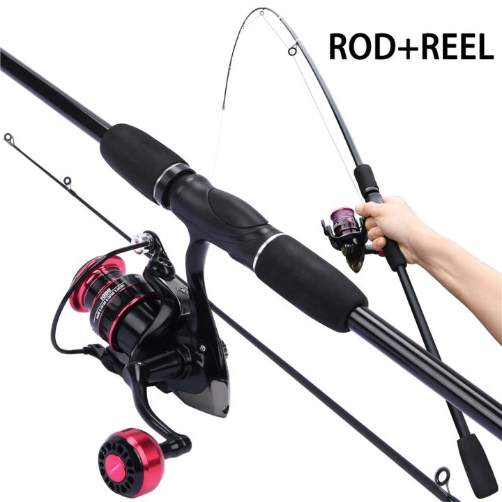 FRRTC Ultra Light Fishing Set 1.6m/1.8m Spinning Fishing Rod Matel Spool  Fishing Reel For Freshwater Fishing Pancing