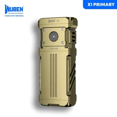 Wuben Lightok X1 Brightest LED Flashlight Senter - 12000 Lumens 303 Meters - Aluminum Black