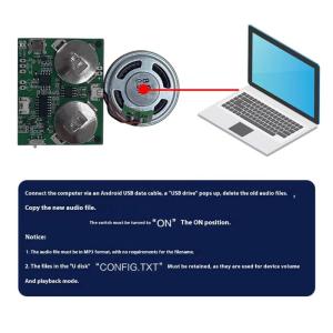 Mô-đun ghi âm giọng nói có thể tùy chỉnh với dung lượng lưu trữ Sạc USB 4Mb để thủ công sáng tạo và Cá nhân hóa tin nhắn