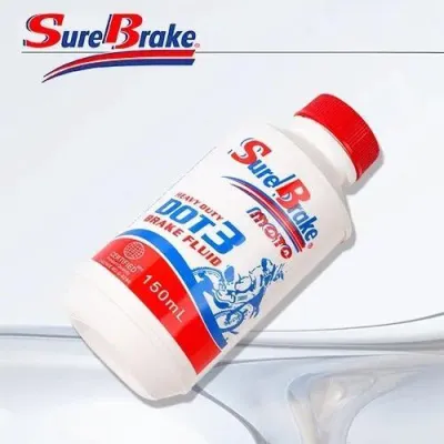 Sure Brake Fluid DOT 3 Heavy Duty 150mL - Corrosion Protection for Disc Drum & ABS Brakes