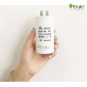 Cbb60 Water Pump Motor Capacitor 5uf~100uf 450v
