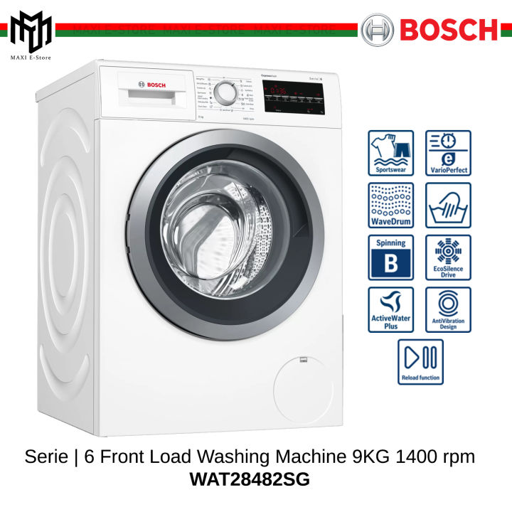 HÌNH ẢNH THỰC TẾ CỦA MÁY GIẶT BOSCH 9KG WAT28482SG SERIE 6