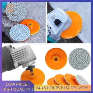 80mm 3 Inch Wet Dry Buff Disc Diamond Flexible Grinding Discs Abrasive Tool Polish Pad for Granite Concrete Marble Stone