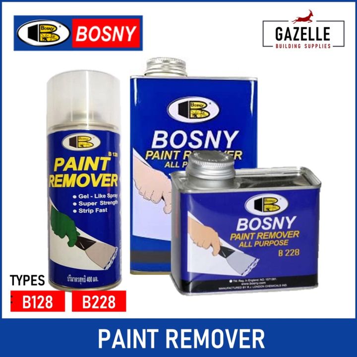Bosny Paint Remover Gel Like Spray B128 / All Purpose B228 - 400cc ...