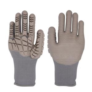 1 Pair Anti Vibration Working Gloves TPE Shock Proof Safety Construction Industry Impact Gloves for Heavy Duty Work