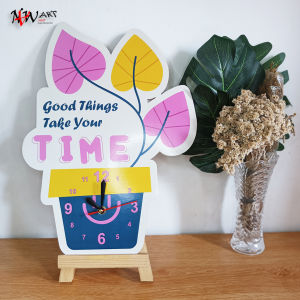 JAM DINDING LUCU KARAKTER MINIMALIS / HIASAN DINDING KAMAR / RUANG TAMU / HADIAH ULANG TAHUN / WALL CLOCK / BISA CUSTOM