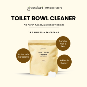 GREENCLEANI Toilet Bowl Cleaner Lemon –  Natural Gentle on Hands Easy Clean Action Clean