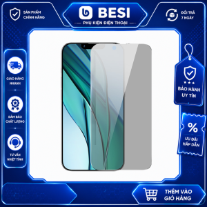 Bộ 2 Cường Lực Baseus Crystal Chống Nhìn Trộm | Bảo Mật Màn Hình & Chống Va Đập Cho iP13/14