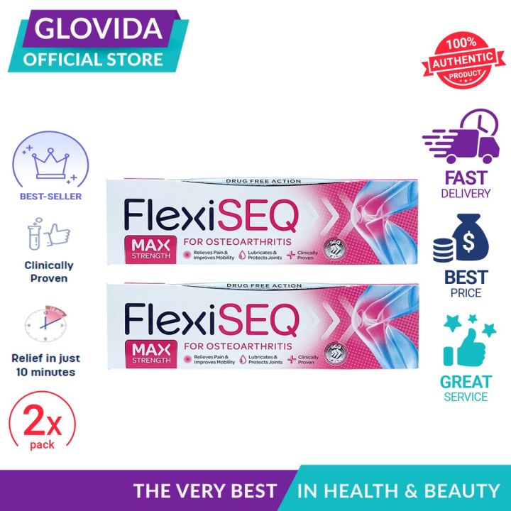 [Bundle of 2] Flexiseq Gel 50g | Exp: Jun-2028 | Glovida | Lazada Singapore