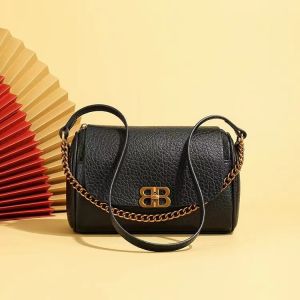 BJ68052 - REDWINE/BLACK TAS SLEMPANG HANDBAG TAS WANITA FASHION IMPORT MODIS ELEGAN TERMURAH TERLARIS TERBARU BAGSTORE JAKARTA TAS BATAM ZCJ8052