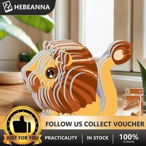 hebeanna 1 Set Kids Educational Montessori Toys Funny DIY Manual Assembly Three-dimensional Model Animal 3D Paper Puzzle Toy For Boy Girl