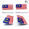 Lencana Badge Jalur Gemilang Sekolah Format KPM Baru 2025 2.5cm x 5cm | School Magnetic Malaysia Badge | Magnet | Pin. 