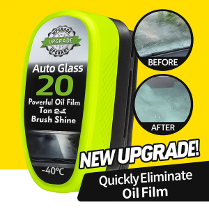 20 Upgrades Powerful Auto Glass Cleaner Stain Remover Anti-Water And Anti-Fog