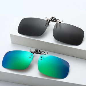 AZDH อุปกรณ์เสริม Photochromic กลางแจ้ง เลนส์แว่นตา การดูแลวิสัยทัศน์ แว่นตาพลิกขึ้น พลิกขึ้นคลิปบน ป้องกันรังสียูวี คลิปแว่นตาคืนวิสัยทัศน์ แว่นกันแดดโพลาไรซ์ แว่นกันแดดแบบคลิปออน คลิปแว่นตาสายตาสั้น