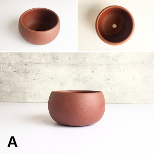 The Leaferie Bonsai Pot (Series 35) . Plant pot . Zisha . Flowerpot . Purple Sand Planter. Flower pots