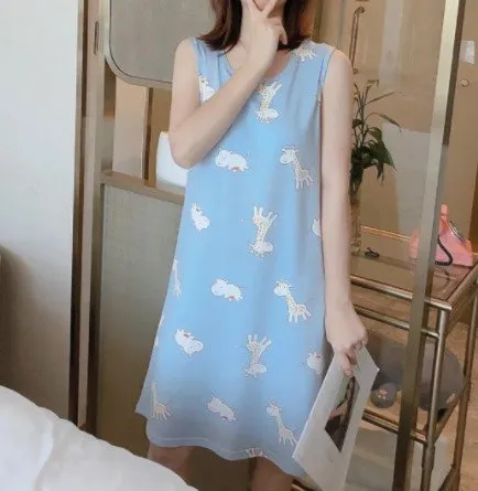 Váy ngủ dài tay , váy mặc ở nhà cho bé gái từ 3 tuổi đến 14 tuổi in họa  tiết cổ phối bèo siêu xinh | Shopee Việt Nam