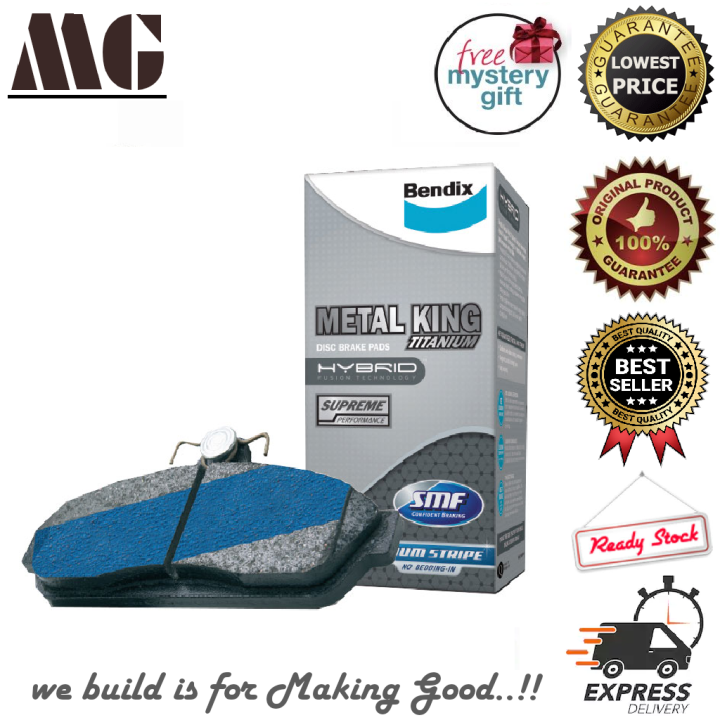BENDIX METAL KING Brake Pad Front For PROTON Saga BLM/ FL/ FLX/ Savvy