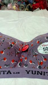 BRA SPORT TANPA BUSA yunita CUP B KAIT 3 BAHAN TEBAL