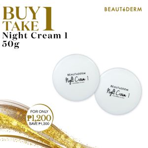 Beautederm Night Cream 1 50g Promo Buy 1 Take 1 Whitening & Anti Aging Fade Pimple Marks & Blemishes