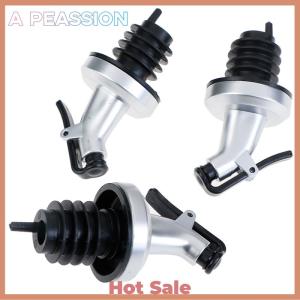 [A Peassion]💖[HOT SALE]🎈🎈 3pcs Stainless Steel Wine Bottle Stopper Liquor Bottle Pourer Stopper Dispenser