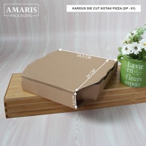 Kardus Die Cut Pizza Isi 10 Pcs DP-01 Amaris Packaging