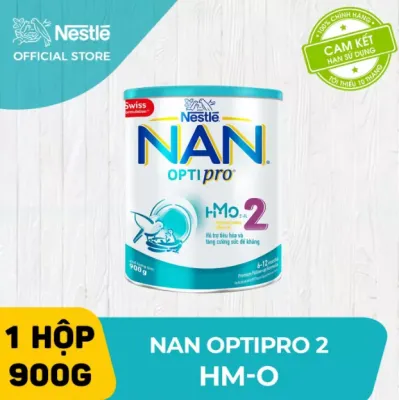 Sữa bột Nestle NAN OPTIPRO 2 HM-O 800g cho trẻ từ 6-12 tháng tuổi giúp trẻ dễ tiêu hóa tăng cường sức đề kháng và tăng cân khỏe mạnh