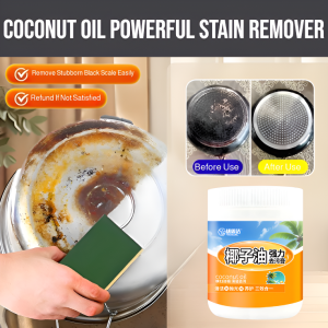 Multi-Purpose Kitchen Coconut Oil Powerful Stain Remover Coconut Oil Cleaning Agent Quick Cleaning Stains Detergent Multifunctional Kitchen Accessories