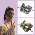 Topeng wajah mata wanita pria dewasa pesta party tahun baru ulang tahun motif karakter wolf aesthetic estetik lucu warna polos. 