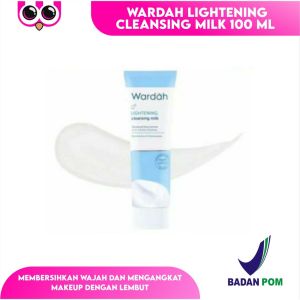 [ MILK 100 ML ] WARDAH LIGHTENING CLEANSING MILK 100 ML / PEMBERSIH WAJAH