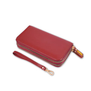 Long Wallet Double Zipper Jayuwan Leather