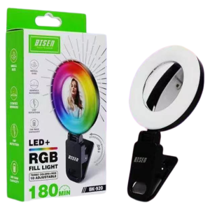 HUAYU BISEN BK-920 Portable RGB Fill Light Video Light  Interface Suitable For Camera Mobile Phone