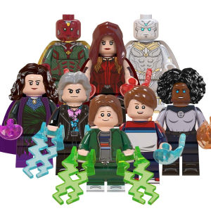 Vision Agatha Wanda Quicksilver Bily Tommy Monica Building Blocks Figures Kids Toys