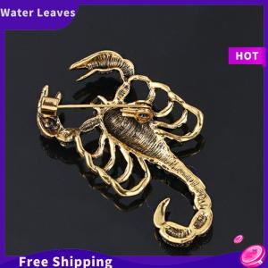 [Water]Hot Sale Freeshipping 1 chiếc trâm cài hình bọ cạp với kim cương giả hợp kim vàng Ghim Cài pha lê cổ điển