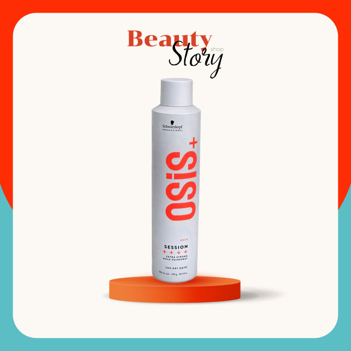 โฉมใหม่ Schwarzkopf Osis Session Finish Extreme Hold Hairspray 300ml ชวาร์สคอฟ สเปรย์ จัดแต่ง