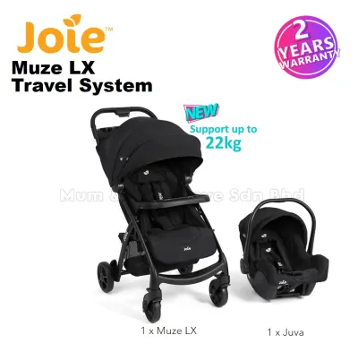 Joie Muze LX Travel System (Multipurpose Stroller + Juva Carrier Car Seat)